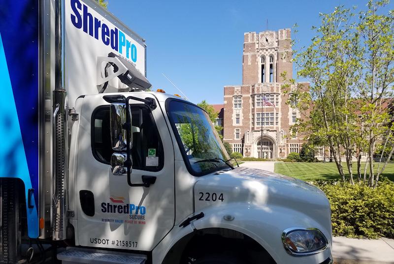 Knoxville Shredding Company ShredPro Secure Truck