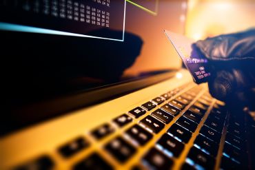 Stolen Credit Card in Hands of Thief Trying to Use Card Online without Owner Permission